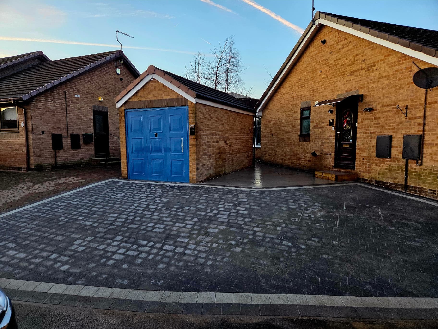 Cobblestone driveway finish Sheffield