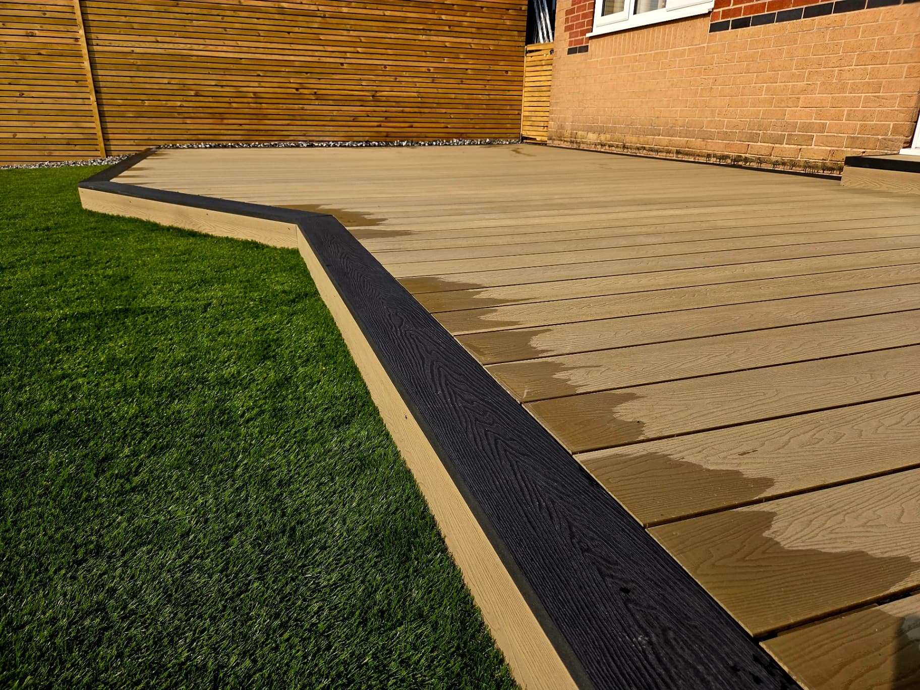 Decking border detail work Sheffield
