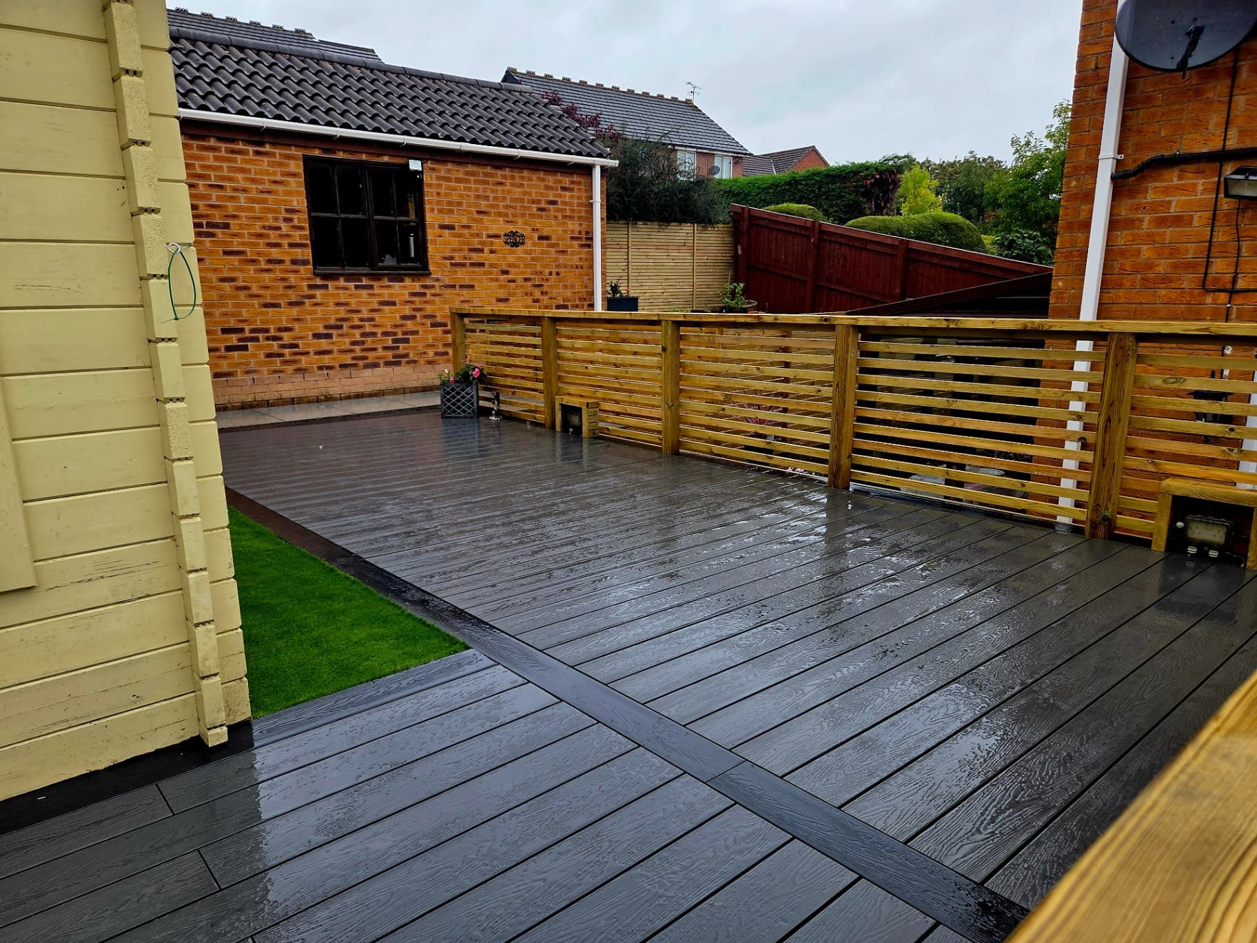 Large decking area installation Sheffield